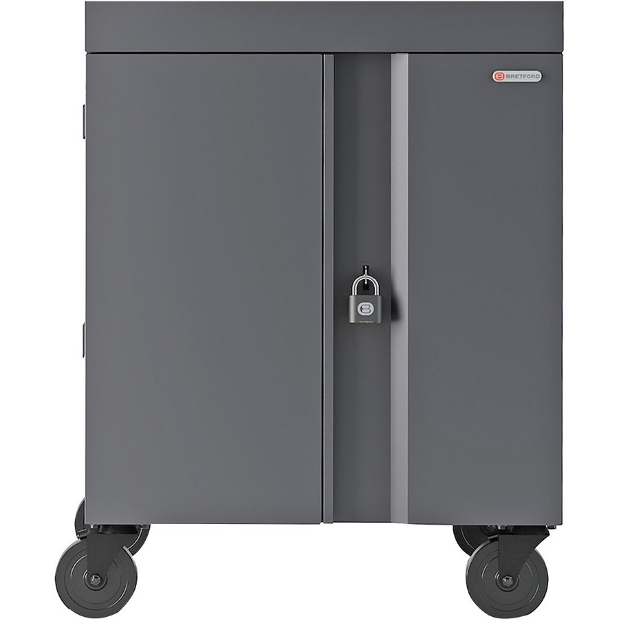 CHARGING CART AC FOR UP TO 32 DEVICES W/BACK PANEL,1.4 INCH W SLOTS