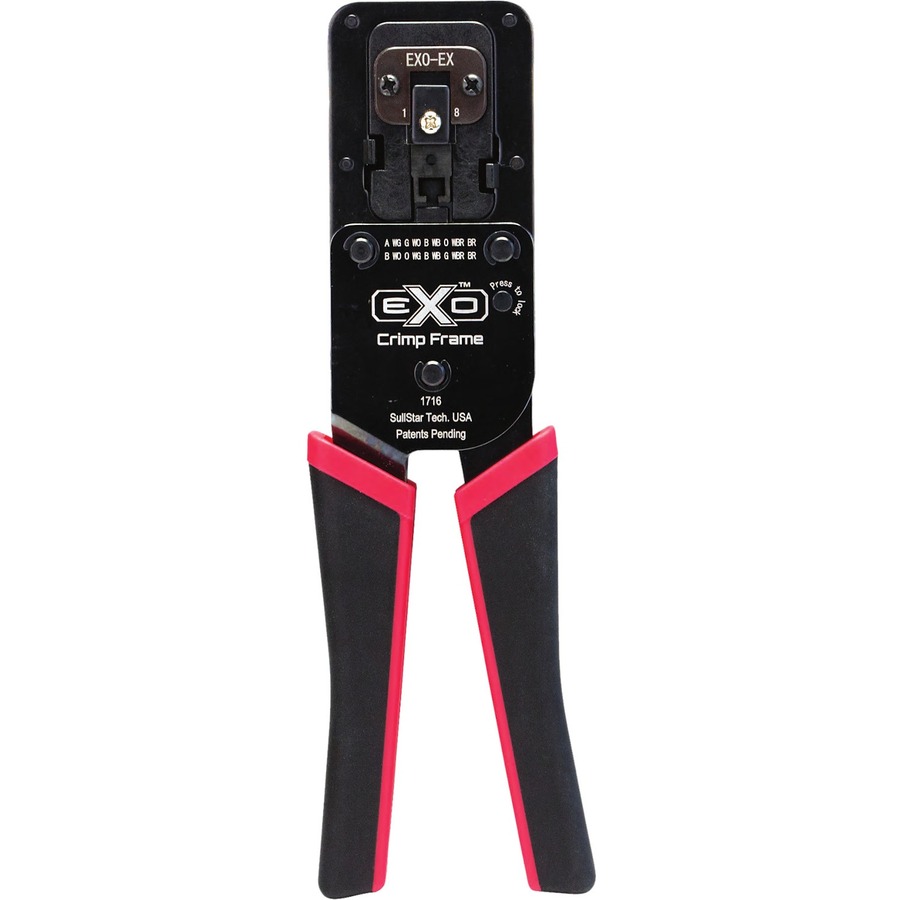 EXO CRIMP FRAME WITH EZ-RJ45 DIE. CLAMSHELL.