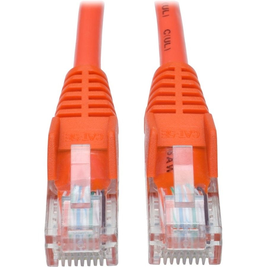 25' Cat5e Snagless Orange