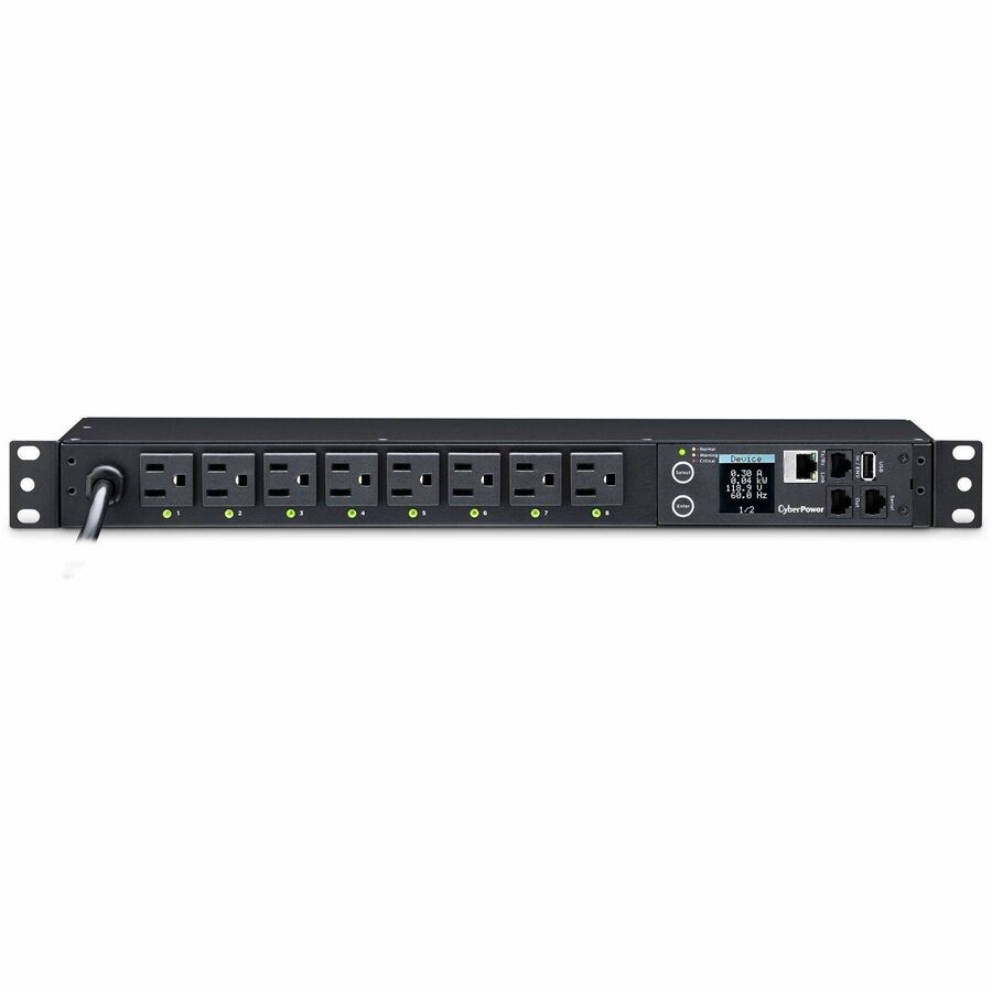 15A 120V METERED-BY-OUTLET SWITCHED PDU NEMA OUTLETS 12FT CORD YEAR WARRANTY