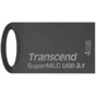 4GB JETFLASH 740, BLACK PLATING, SUPERMLC SOLUTION - DIMENSIONS (MAX.): 22.4 X 1