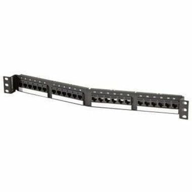 CABLES TO GO TECHCHOICE ANGLED PATCH PANEL CATEGORY 5E 24 PORT - UNSHIELDED - RE
