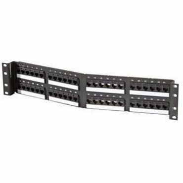 CABLES TO GO TECHCHOICE ANGLED PATCH PANEL CATEGORY 5E 48 PORT - UNSHIELDED - RE