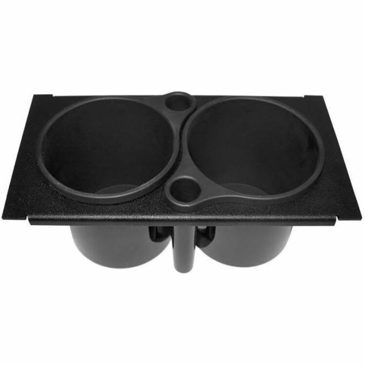 INTERNAL CUP HOLDER - METAL - BLACK - BLACK POWDER COAT FINISH ON METAL BRACKET