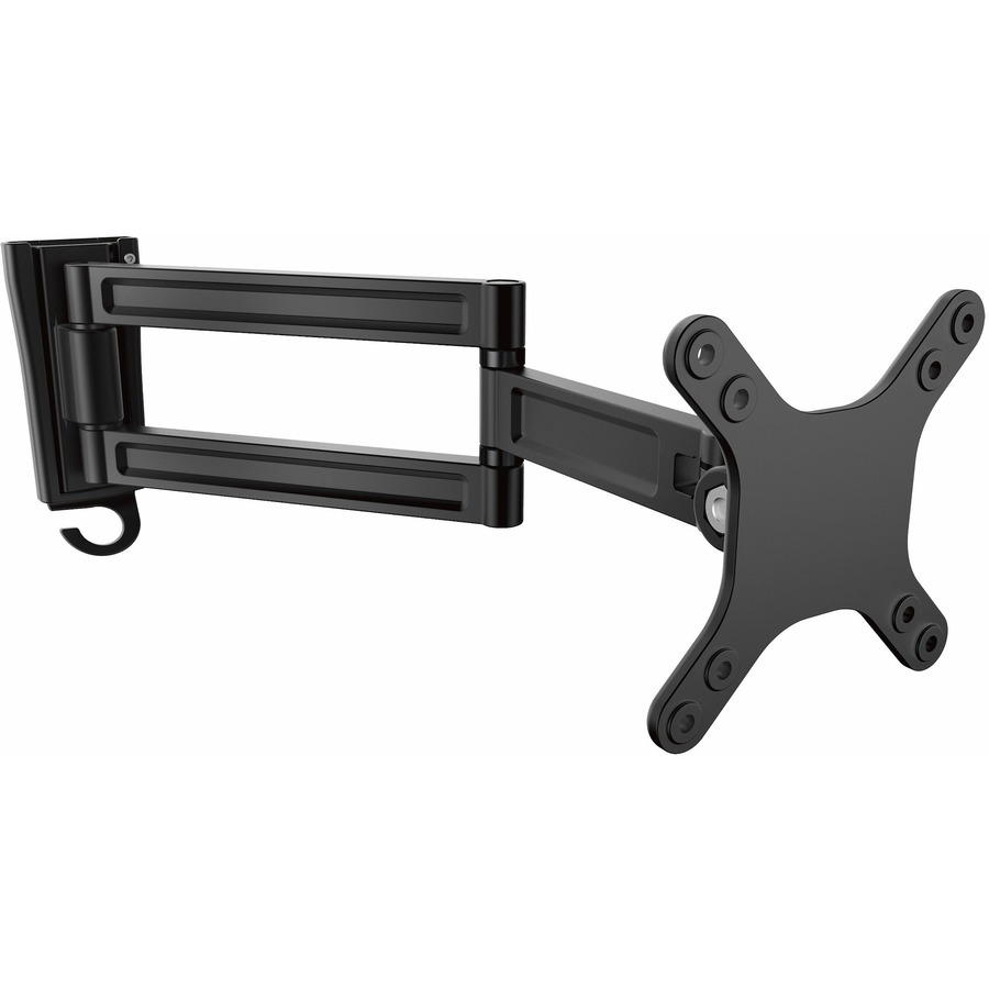 WALL MOUNT MONITOR ARM FOR UP TO 34IN MONITOR/TV DUAL SWIVEL