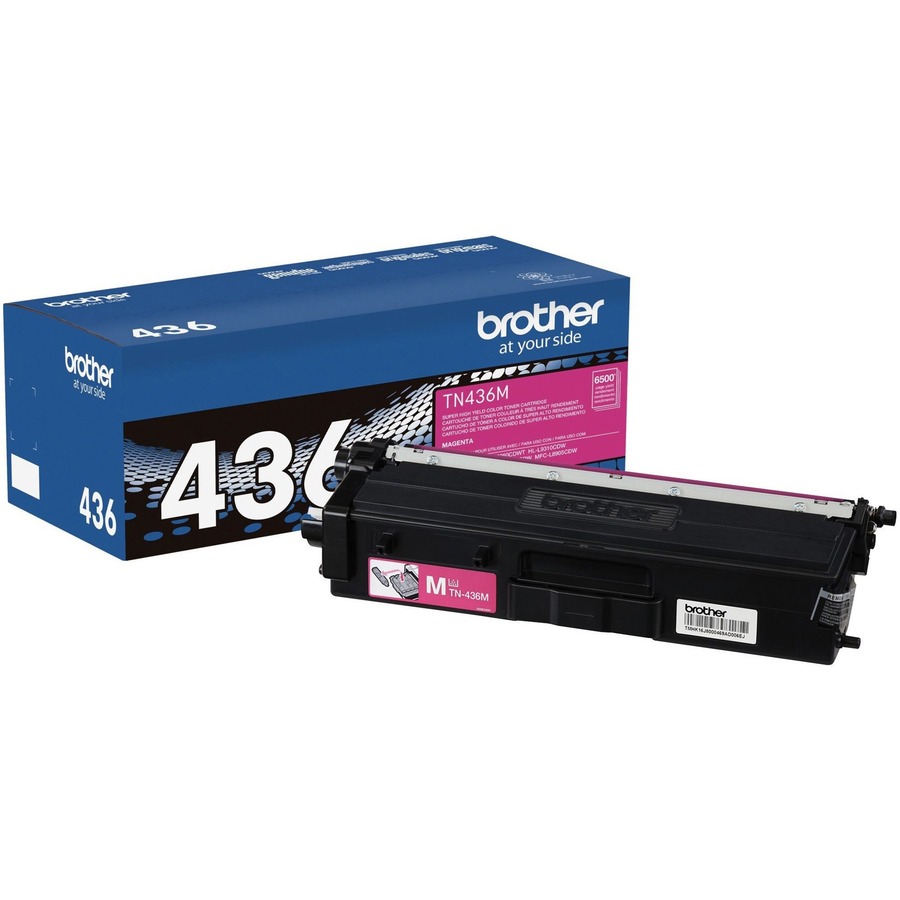 BROTHER TN436M Original Toner Cartridge - Magenta - Laser - Super High Yield - 6500 Pages - 1 Each