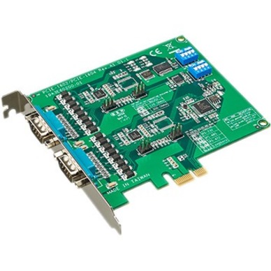 2PORT RS-232/422/485 PCIE COMM CARD W/SURGE AND ISOLATION