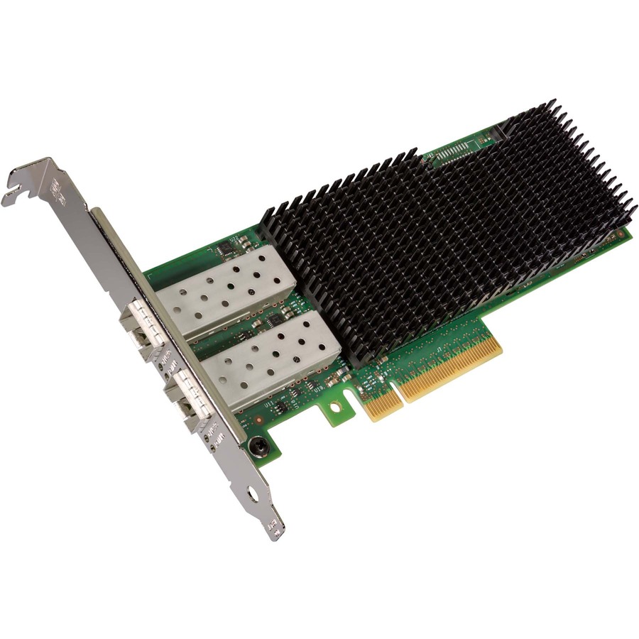 Intel Ethernet Network Adapter XXV710 - PCI Express 3.0 x8 - 3.13 GB/s Data Transfer Rate - Intel XL710-BM2 - 2 Port(s) - Optical Fiber - 25GBase-SR, 25GBase-LR - SFP28 - Plug-in Card