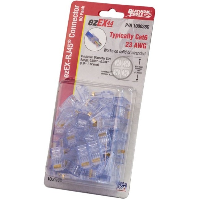 EZEX44 CONNECTORS, 50/CLAMSHELL.