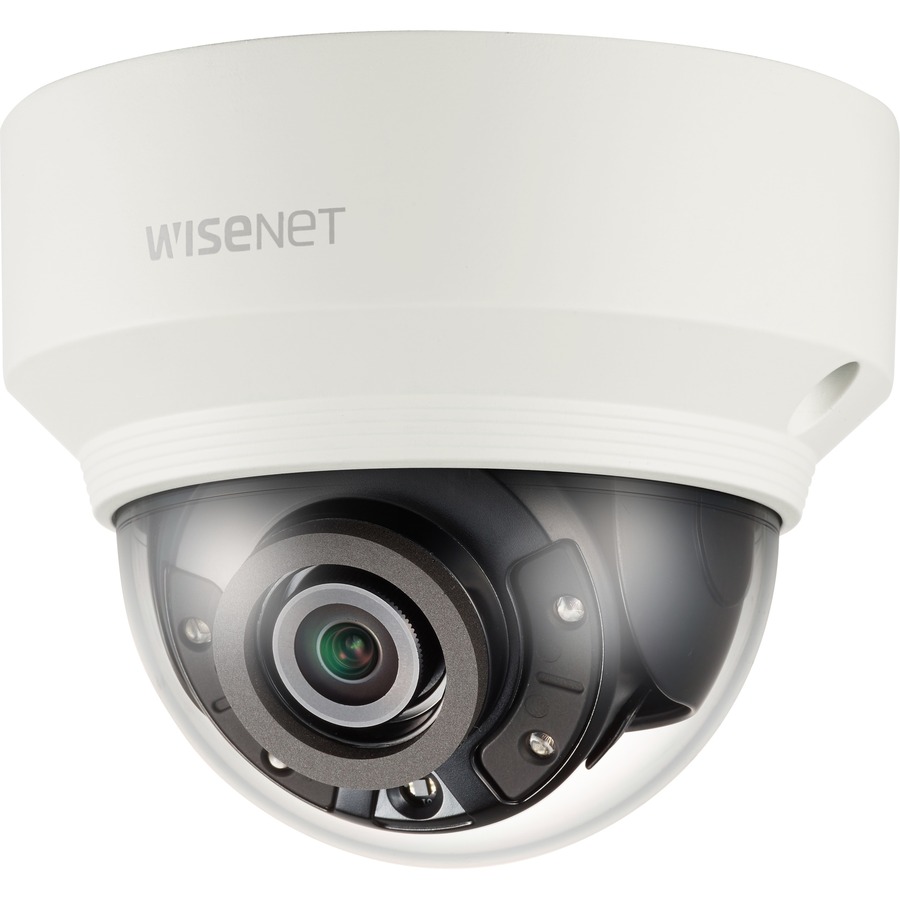 WISENET X POWERED BY WISENET 5 NETWORK IR INDOOR VANDAL DOME CAMERA, 5MP @30FPS,