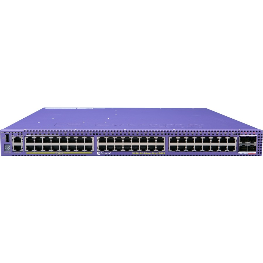 16 100MB/1.0/2.5GBE POE+ 32 10/100/1000BASE-T POE+ 4 1000/10G BASEX UNPOPD SFP+