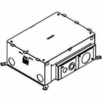 8-GANG FLOOR BOX STEEL
