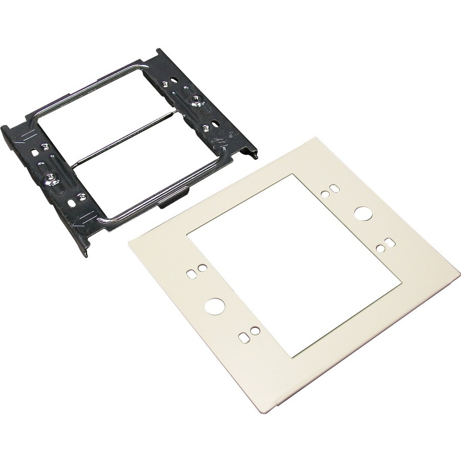 2-GANG DEVICE PLATE-IVORY