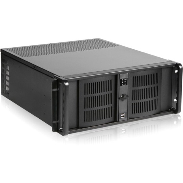 4U COMPACT STYLISH RACKMOUNT CHASSIS WITH 500W REDUNDANT POWER SUPPLY
