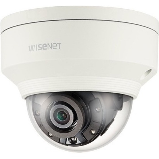 WISENET X POWERED BY WISENET 5 NETWORK IR OUTDOOR VANDAL DOME CAMERA, 5MP @30FPS