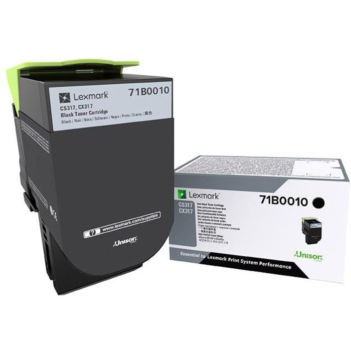 TONER CARTRIDGE - BLACK - 3000 PAGES - LEXMARK CS317DN, LEXMARK CX317DN