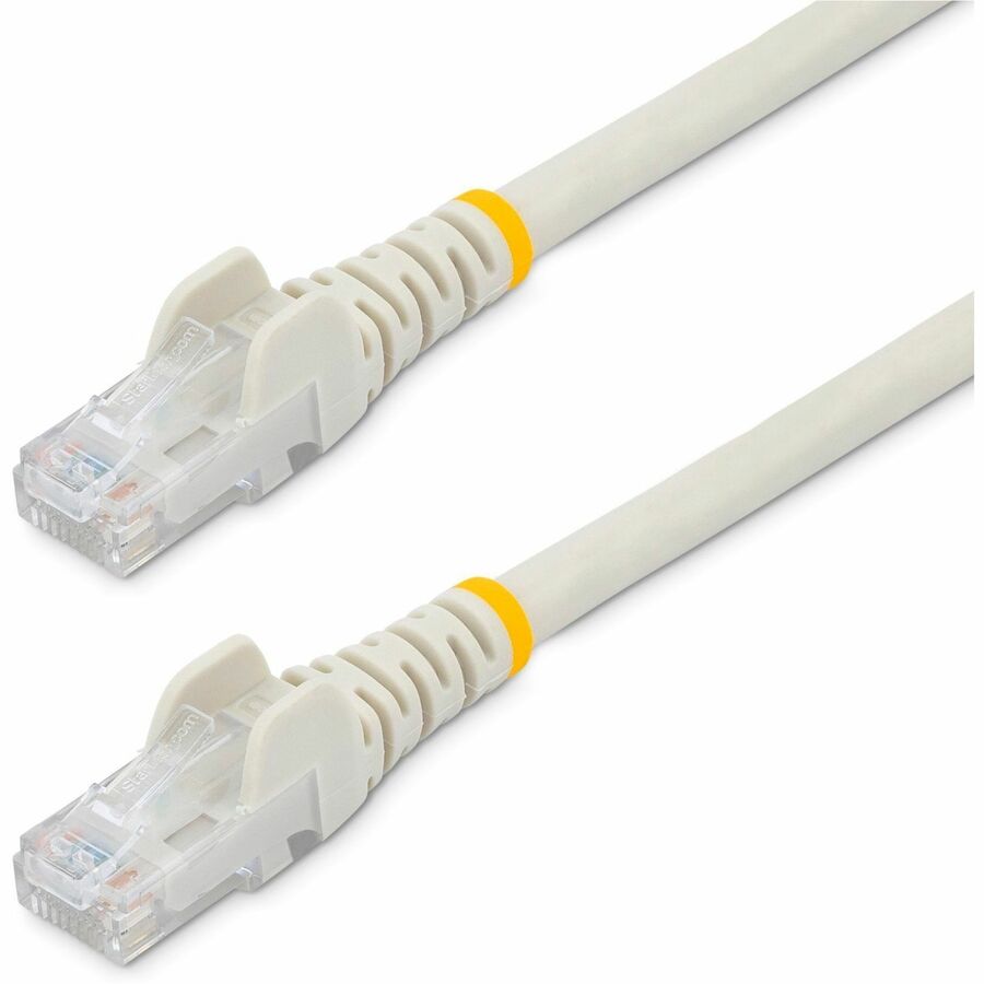 StarTech 8ft CAT6 Ethernet Cable - White Snagless Gigabit - 100W PoE UTP 250Mhz Category 6 Patch Cord UL Certified Wiring/TIA