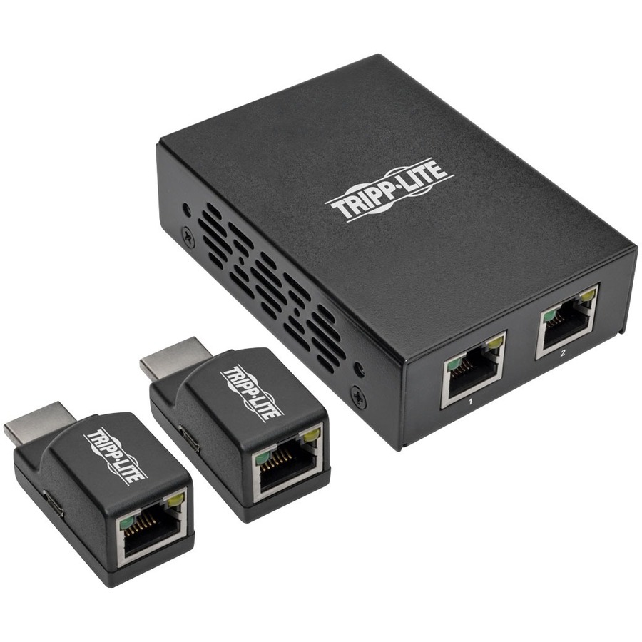 Tripp Lite 2-Port HDMI over Cat5/Cat6 Extender Kit - 1 Transmitter, 2 Mini Receivers (B126-2P2M-POC)
