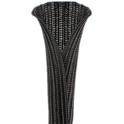 PANWRAP BRAIDED EXP SLEEVING 1.50IN BLK