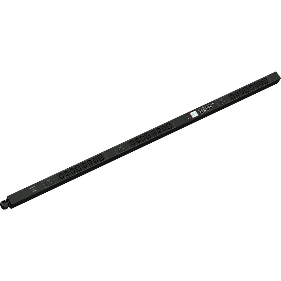 3PH, 208V AC, 30A (24A/PH RATED); 24 OUTLETS: 18X C13, 6X C19; PLUG: NEMA L15-30