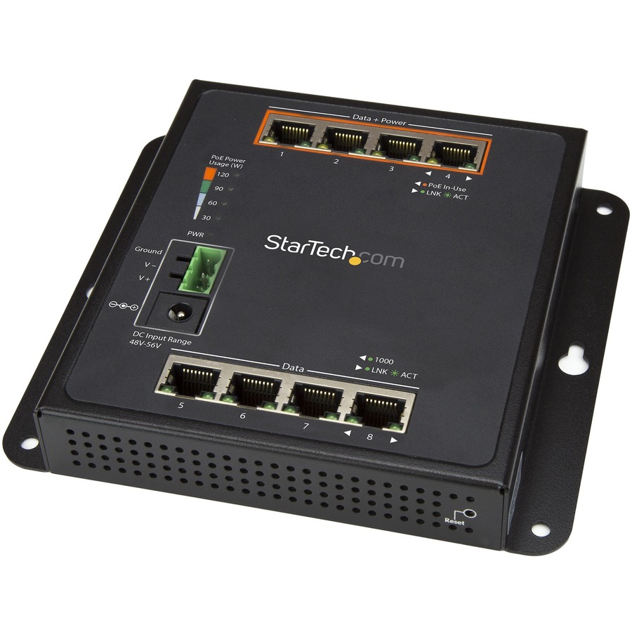 8PORT 4X POE + GBE SWITCH L2
