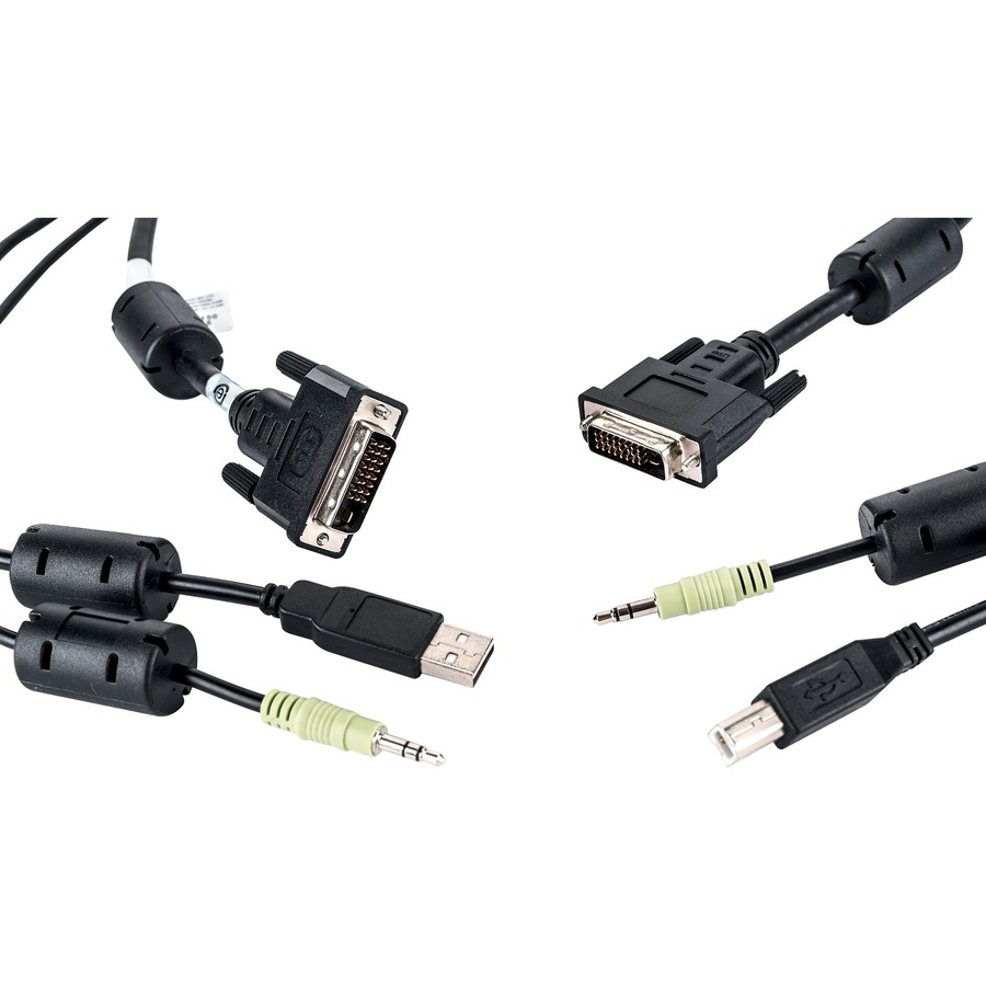 10FT USB KEYB MOUSE  SINGLE HEAD DVI-D WITH AUDIO