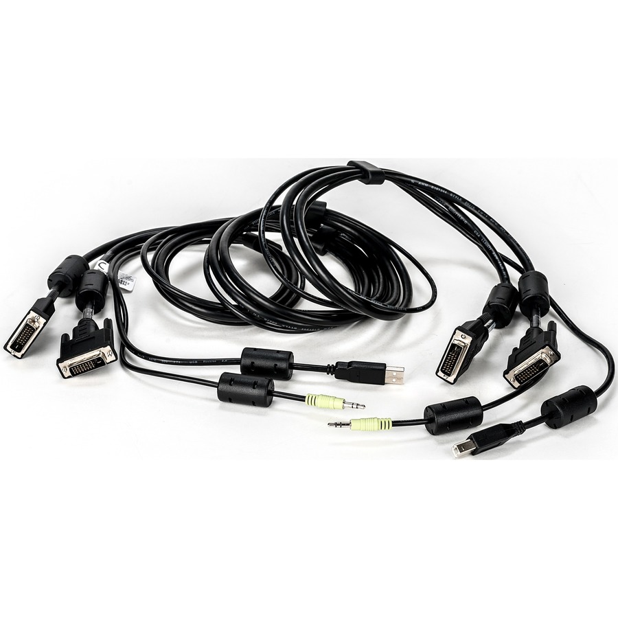 6FT USB KEYB MOUSE  DUAL HEAD DVI-D WITH AUDIO