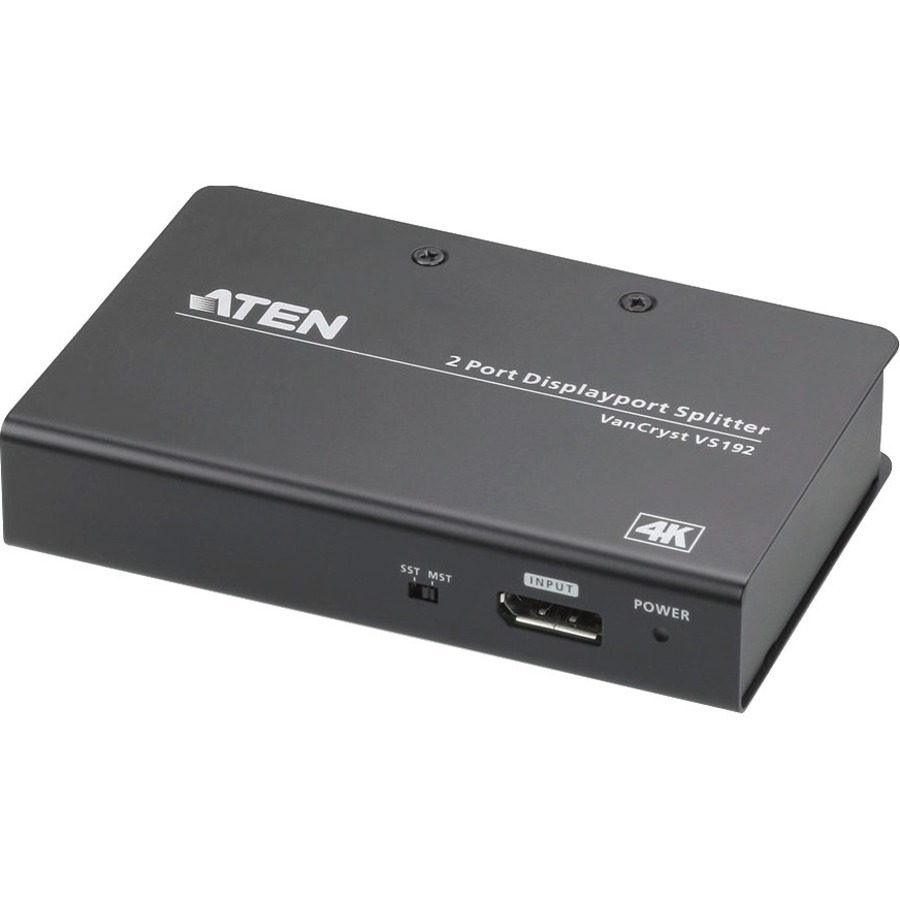 2-PORT 4K DISPLAYPORT SPLITTER WITH MST/SST