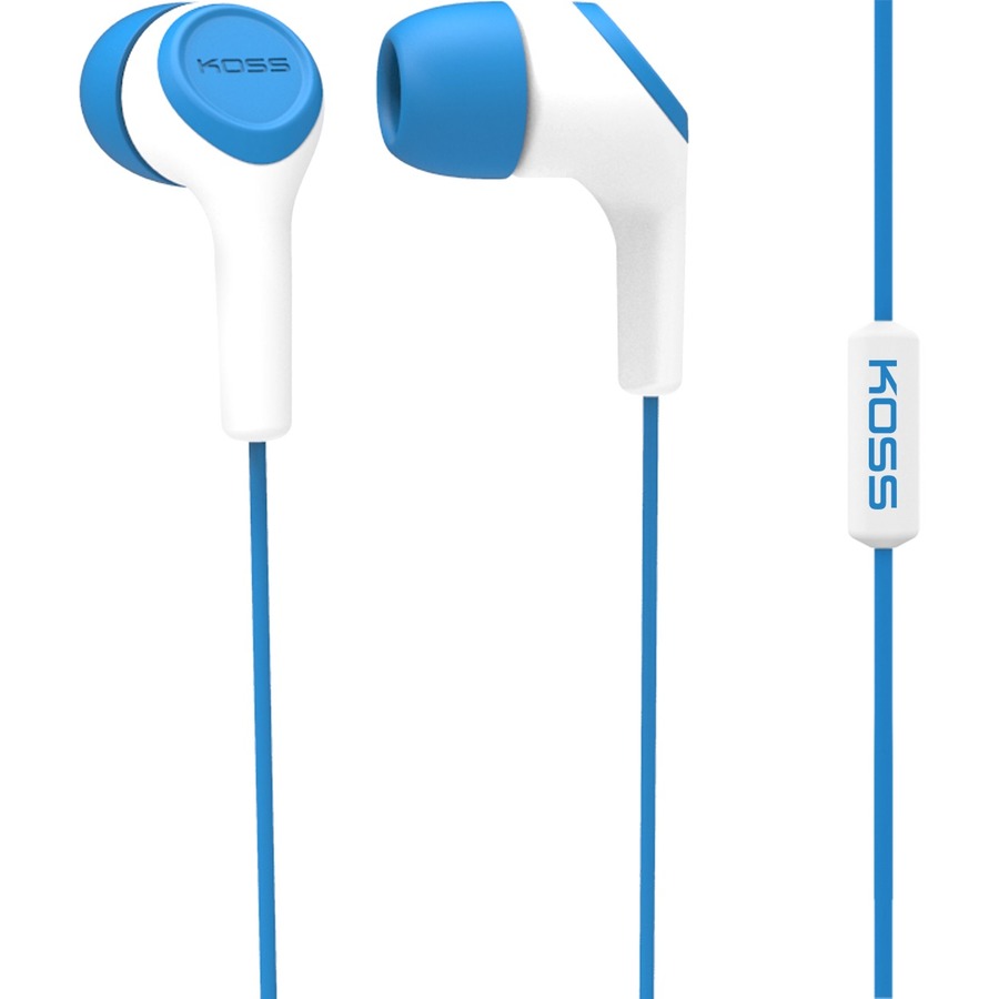 Stereo - Mini-phone - Wired - 16 Ohm - 18 Hz - 20 kHz - Earbud - Binaural - In-ear - 4 ft Cable - Blue