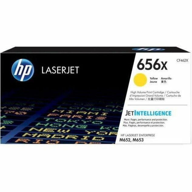 HP 656X (CF462X) HIGH YIELD YELLOW ORIGINAL LASERJET TONER CARTRIDGE
