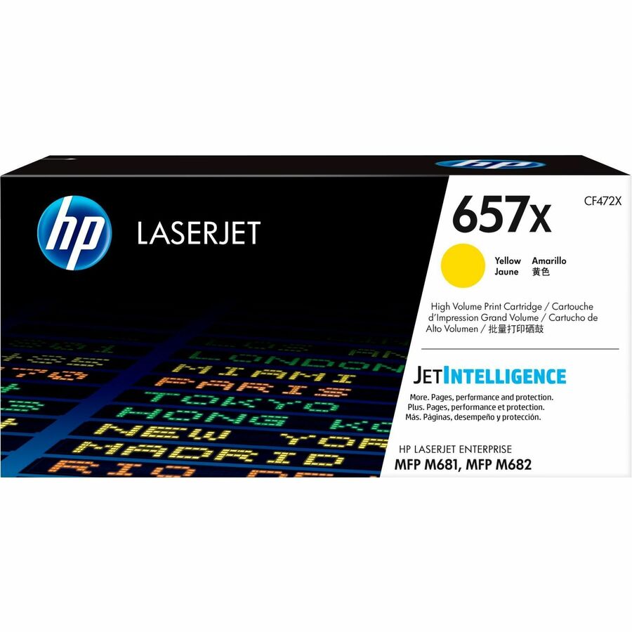 HP 657X (CF472X) HIGH YIELD YELLOW ORIGINAL LASERJET TONER CARTRIDGE