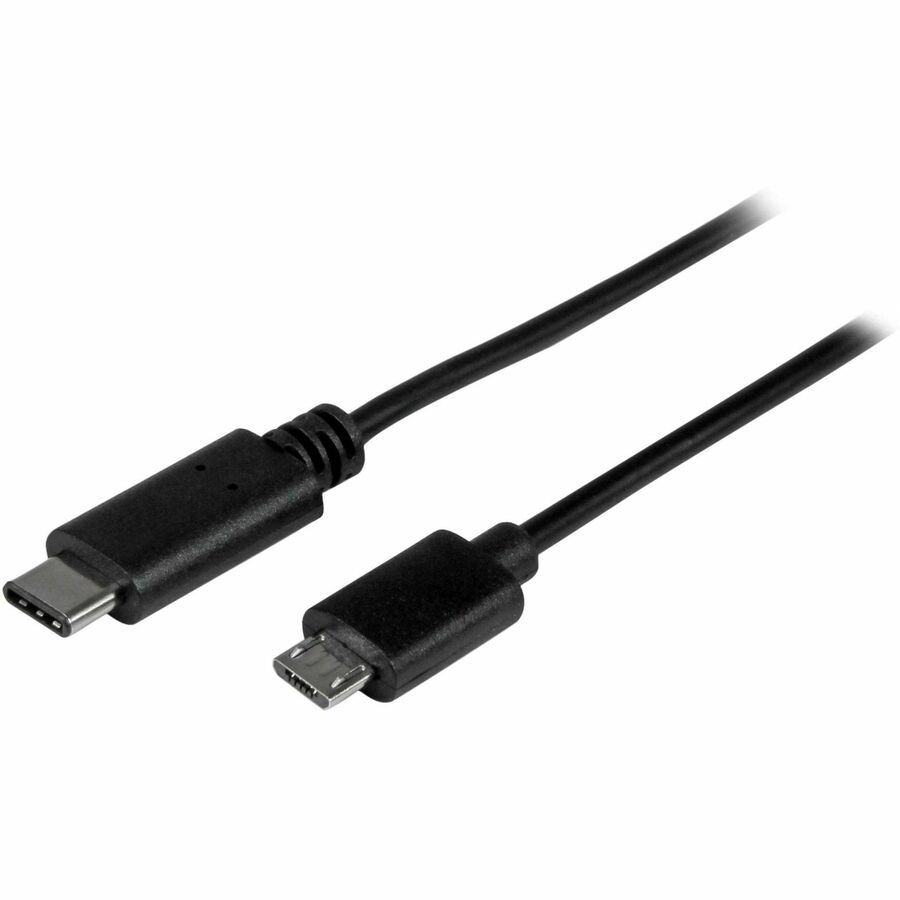 StarTech 1.6ft (50cm) USB-C to Micro USB-B Cable, Data Cord, USB 2.0, USB C to Micro-B Data Transfer Cable