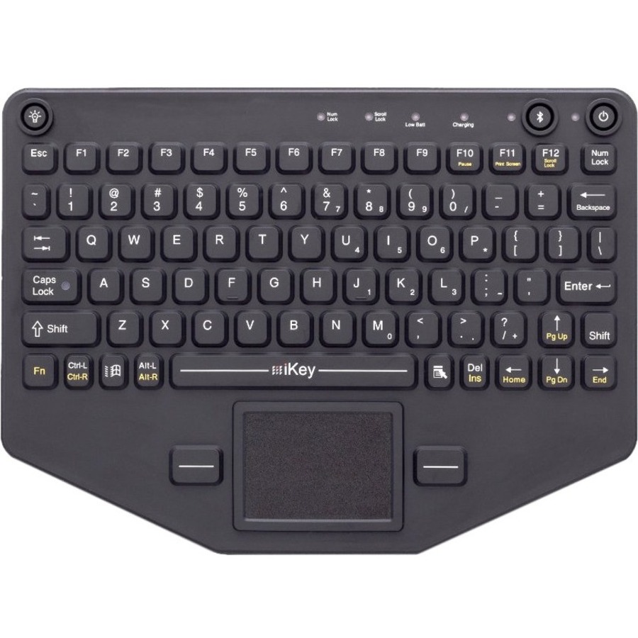 RECHAREGEABLE BLUETOOTH KEYBOARD WITH TOUCHPAD AND BACKLIGHTING