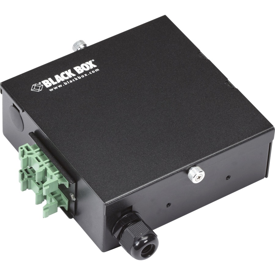 ENCLOSURE IS IDEAL FOR SECURE FIBER TERMINATIONS IN INDUSTRIAL ENVIRONMENTS. SUP