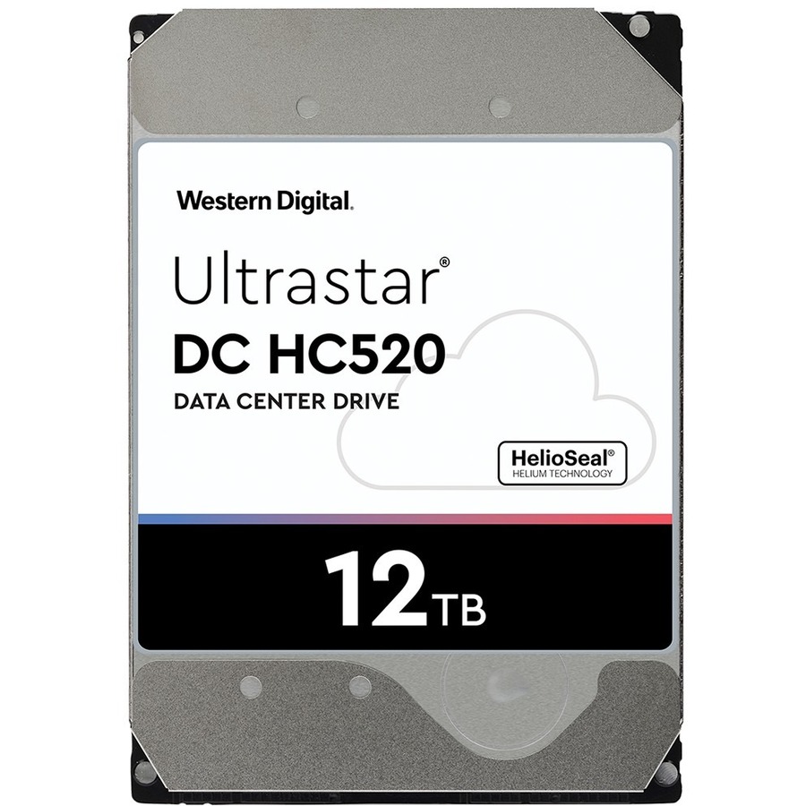 Disque dur serveur SATA 12 To 3,5" - WD/HGST Ultrastar DC HC520 7,2 000 tr/min HUH721212ALE604 (0F30146)