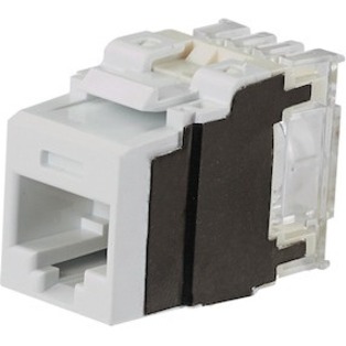CAT6A 8POS 8WIRE KEYSTONE PUNCHDOWN WHT