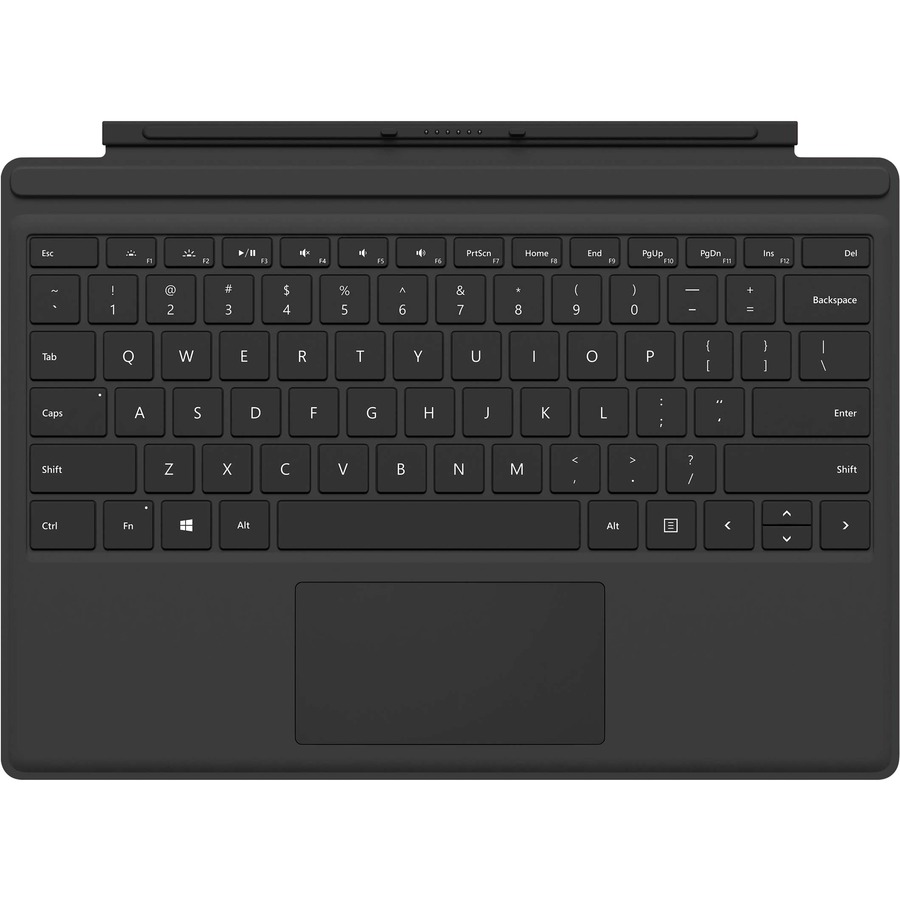 Microsoft English Type Cover Keyboard for Surface Tablet - Black (FMN-00001) | Bump Resistant, Scratch Resistant | Compatible with: Surface Pro 3, Surface Pro 4, Surface Pro