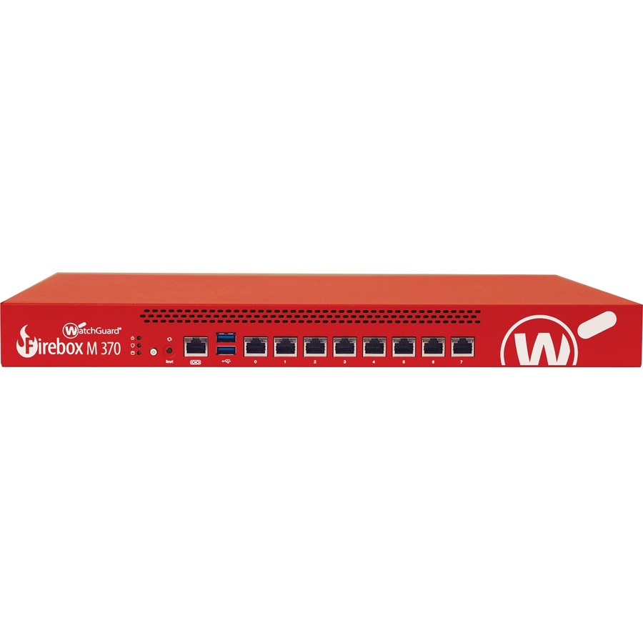 WATCHGUARD FIREBOX M370 HIGH AVAILABILITY - 1U - GIGABIT ETHERNET - SNMP,SYSLOG,