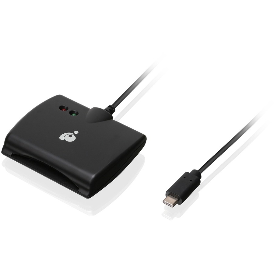 THE IOGEAR USB-C CAC READER IS A TAA COMPLIANT USB COMMON ACCESS CARD READER FOR
