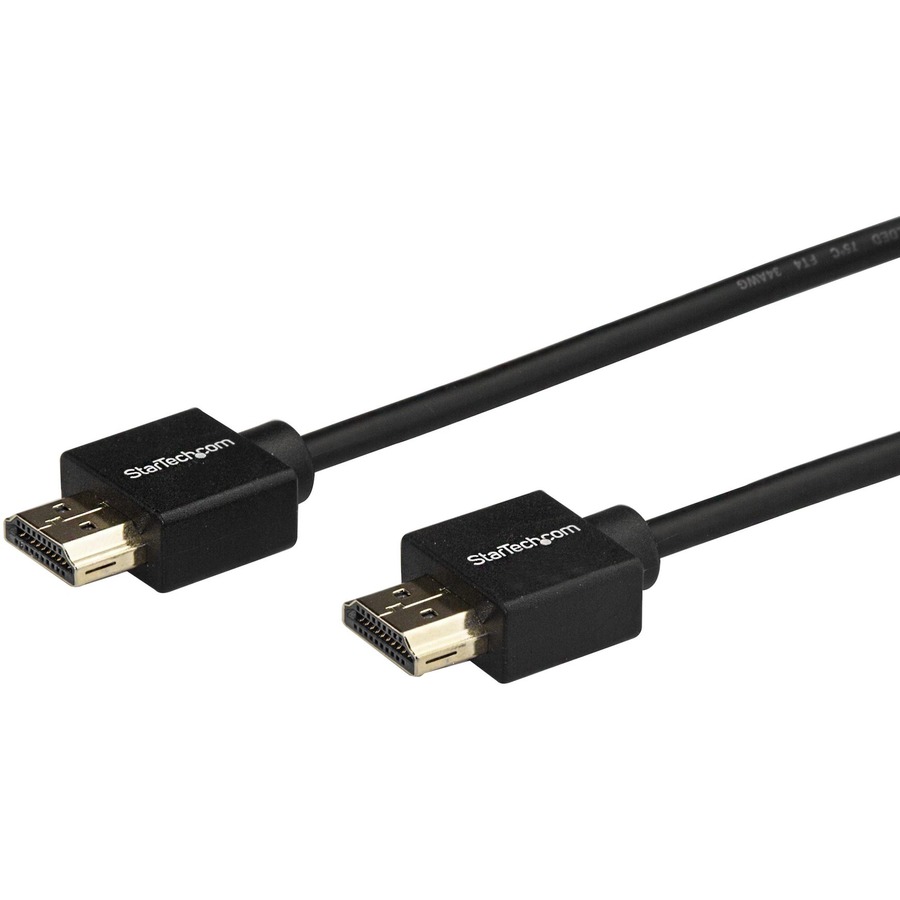 Câble HDMI haute vitesse Premium Startech avec connecteurs à prise en main - 4K 60Hz - 2 m (HDMM2MLP)