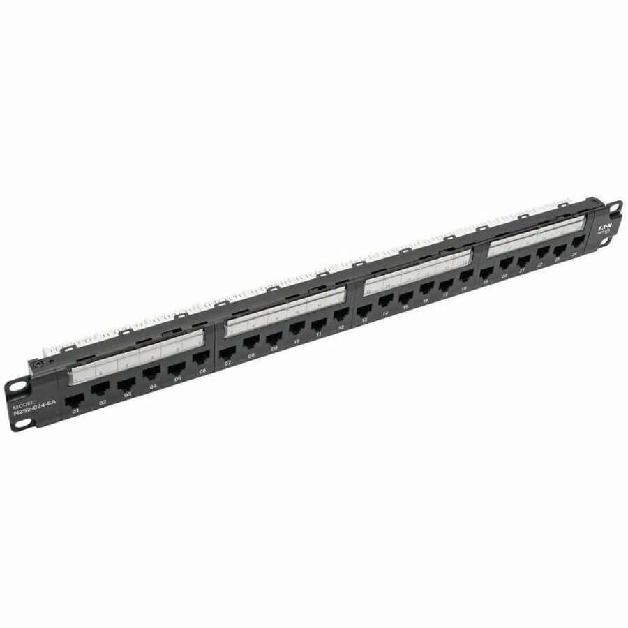 24 Port CAT5e/6/6a Patch Panel