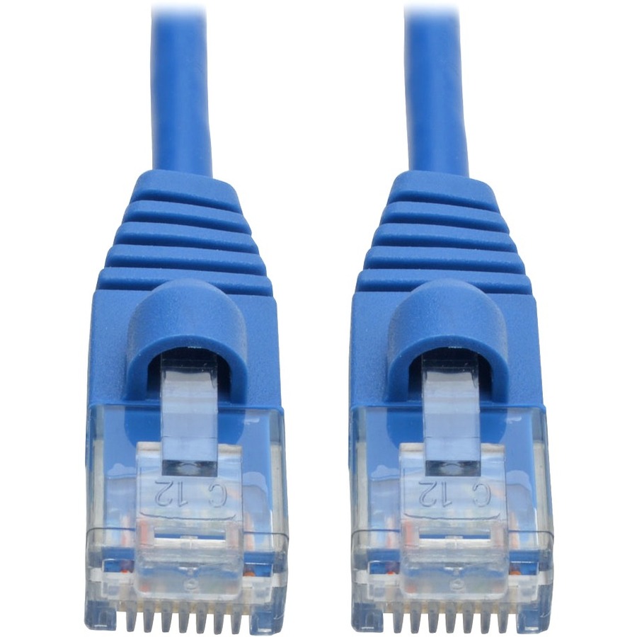 2' Cat6a Snglss Patch Cbl Blue