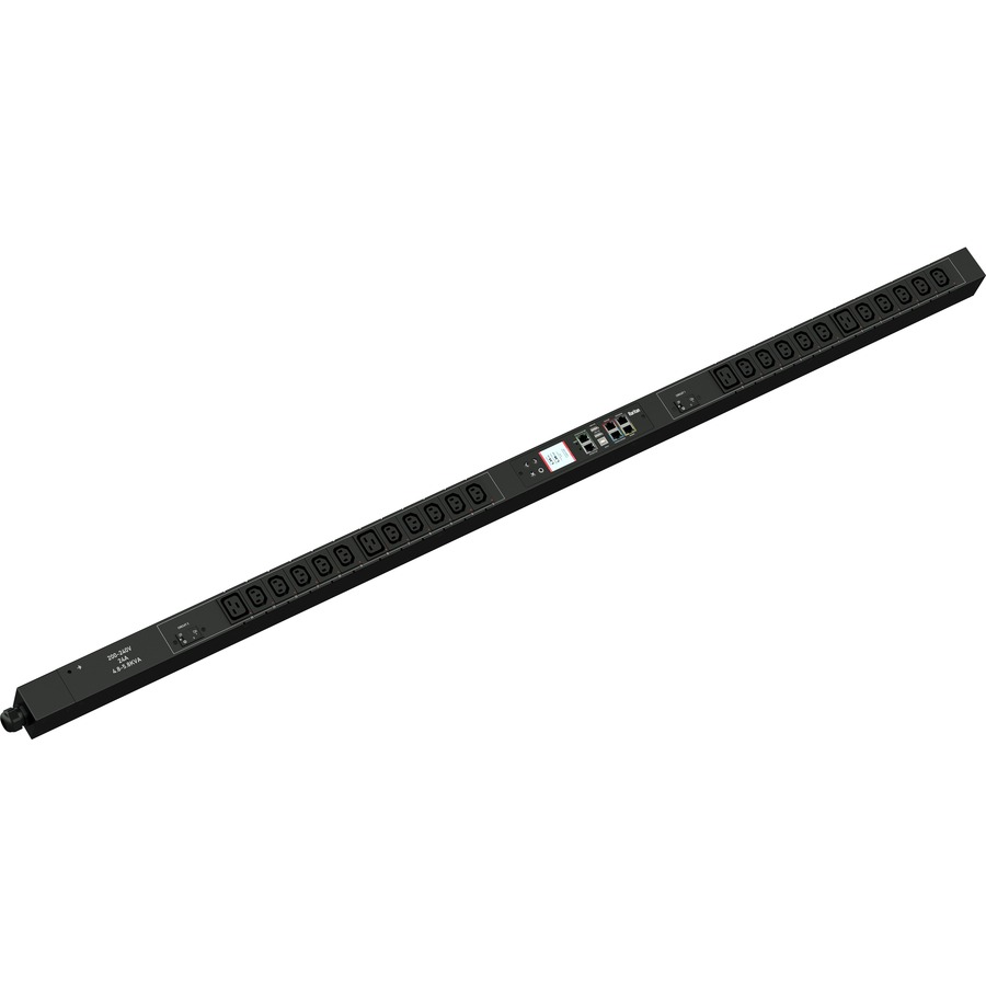 1PH, 208V AC, 30A (24A RATED); 24 OUTLETS: 20X C13, 4X C19; PLUG: NEMA L6-30P (B
