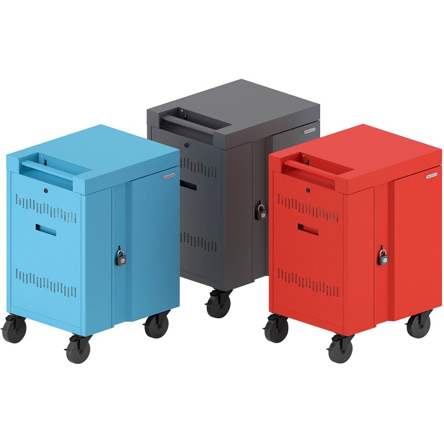 FITS UP TO 20 DEVICES W/BACK PANEL, 1.4 W SLOTS, RED