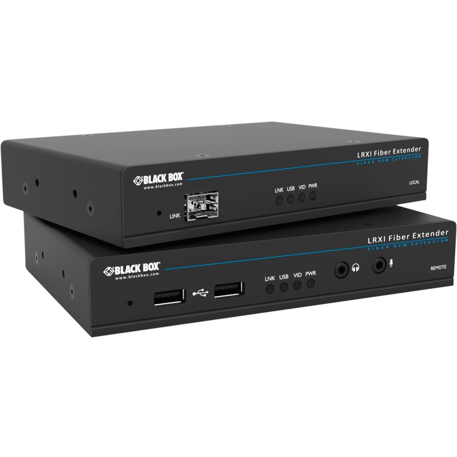 KVM EXTENDER - DVI-D, USB 2.0, SINGLE ACCESS, MULTIMODE FIBER, GSA, TAA