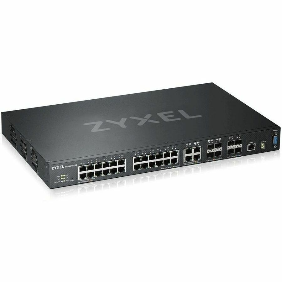 XGS4600-32-DC - DC24-PORT GBE LAYER 3+ MANAGED WITH 4X 10GBE SFP+ AND 4X GBE SFP