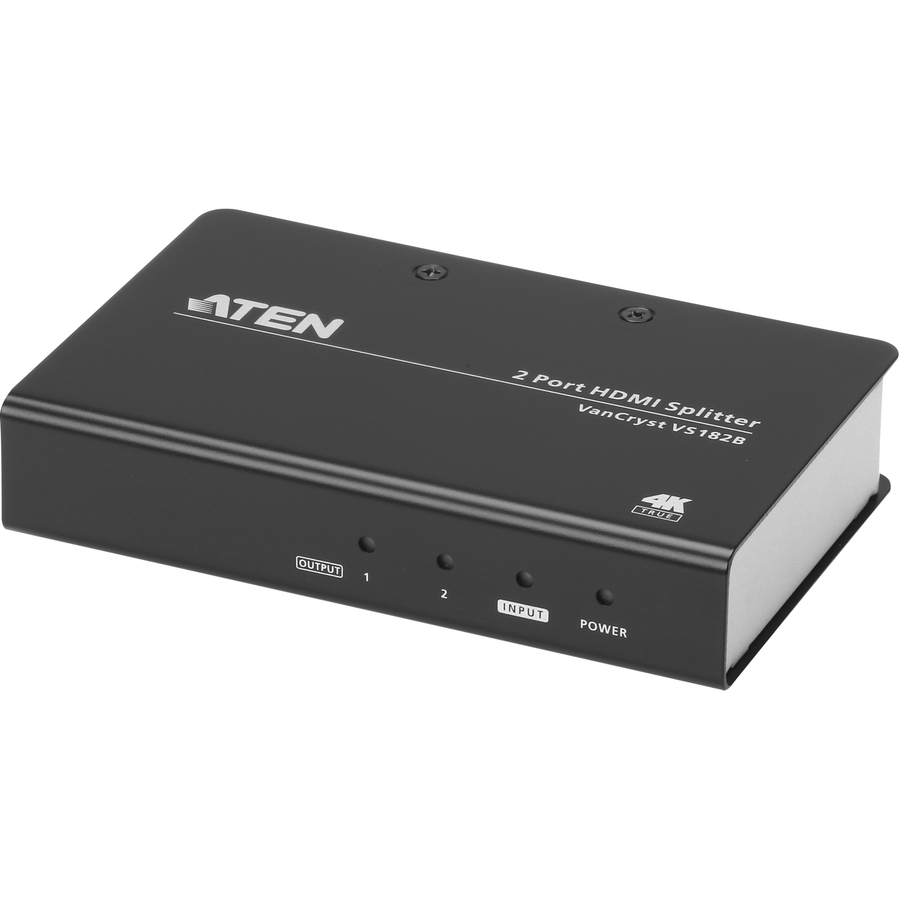 2-PORT TRUE 4K HDMI SPLITTER - UP TO 4096 X 2160 / 3840 X 2160 @ 60HZ (4:4:4) -