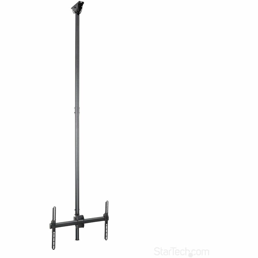 StarTech.com High Ceiling TV Mount - 8.2 to 9.8ft Long Pole - TV Ceiling Mount - Full Motion TV Mount - Steel - For VESA Mount TVs 32 to 70in