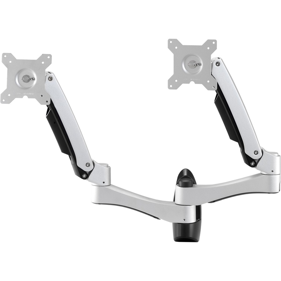 DUAL LINK SPRING CANTILEVER ARTICULATING MONITOR WALL MOUNT FOR TWO MONITORS. FE