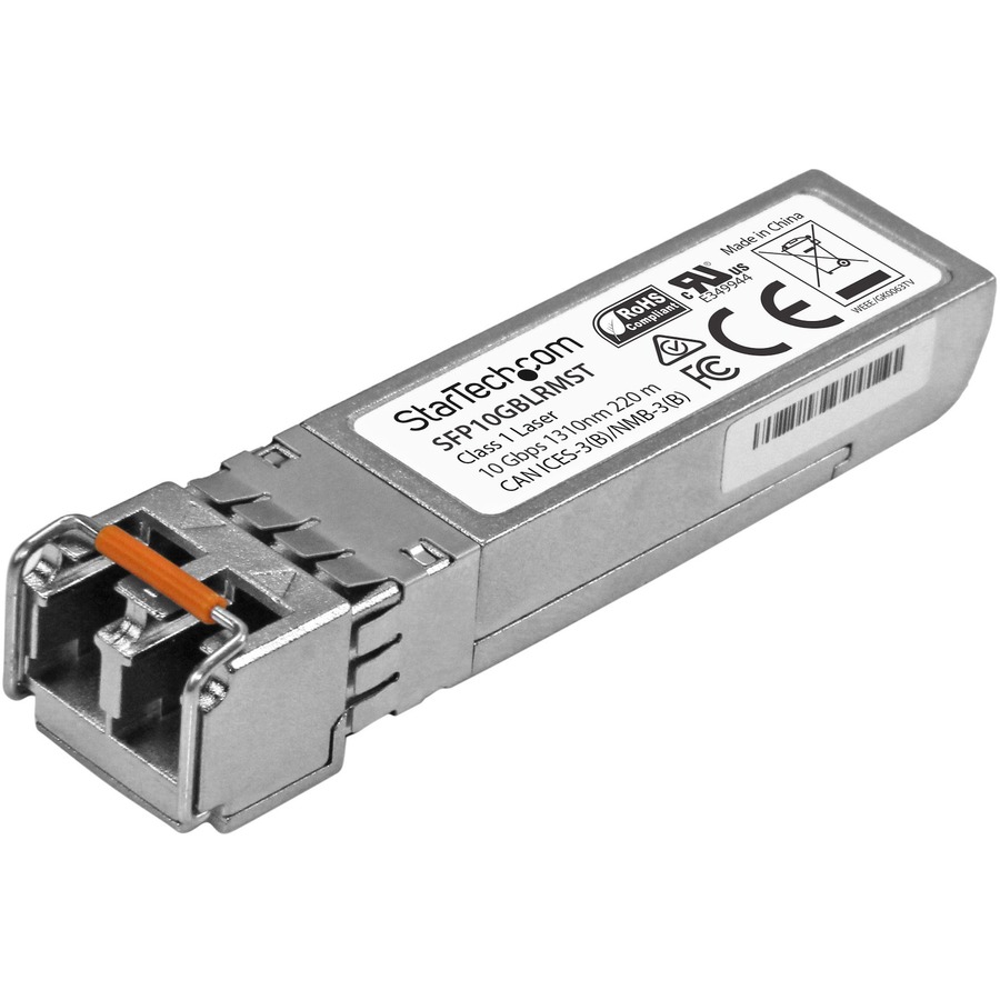 StarTech MSA Uncoded SFP+ Module - 10GBASE-LRM - 10GE Gigabit Ethernet SFP+ 10GbE Multi Mode Fiber (MMF) Optic Transceiver - 200m DDM